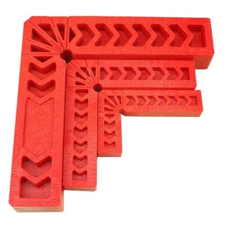 Positioning Right Angle Clamp Woodworking Carpenter Tool Red 3 Inch