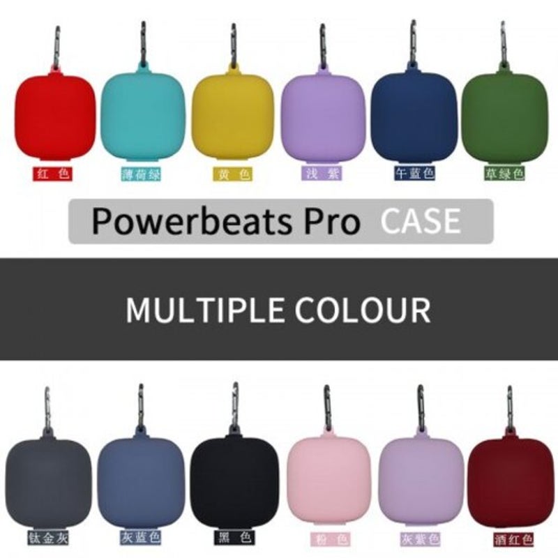 Powerbeats Pro Protective Cover Wireless Bluetooth Headset Bag Charging Box Silicone Case Deep Yellow
