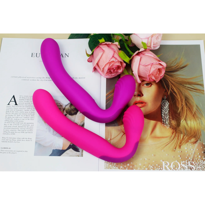 Double Ended Dual Motors Dildo Vibrators G Spot Vagina Stimulator Massager Sex Toy
