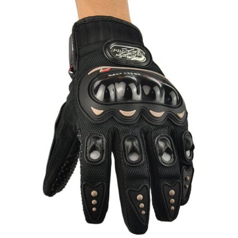 1Pair Breathable Outdoor Riding Motorcycle Gloves Climbing Training Mittens Black