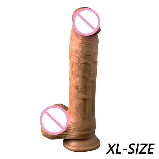 Super Soft Realistic Penis Dildo Suction Cup Dong Small / Medium Large