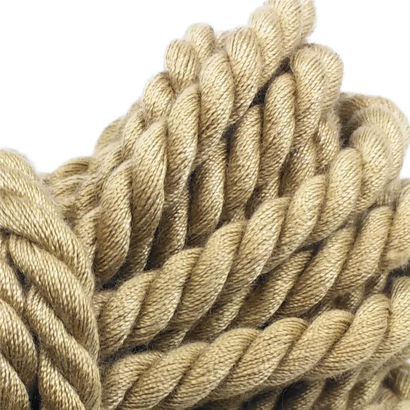 5M / 10M Soft Cotton Hemp Rope Shibari Kink Bdsm Fetish Restraints