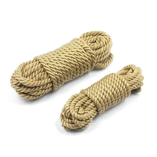 5M / 10M Soft Cotton Hemp Rope Shibari Kink Bdsm Fetish Restraints