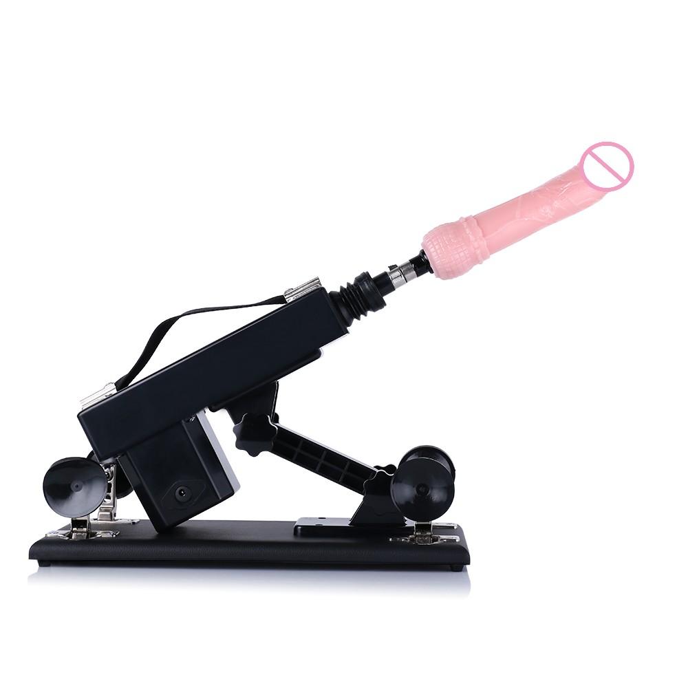 A2 Automatic Sex Machine 26Cm Inch 3 Huge Realistic Dildos Attachments