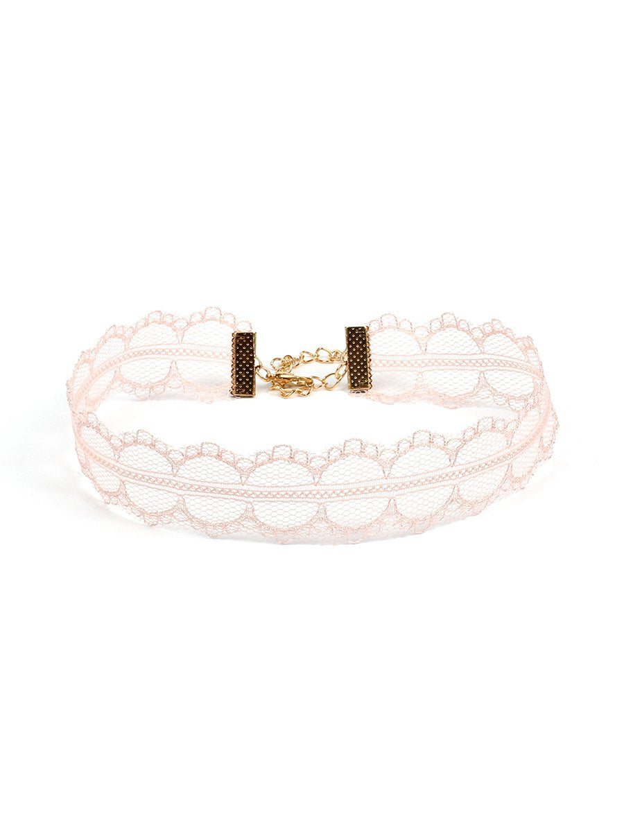 Cute Pink Rope Chain Choker Collar Necklaces Bdsm Littles Ddlg