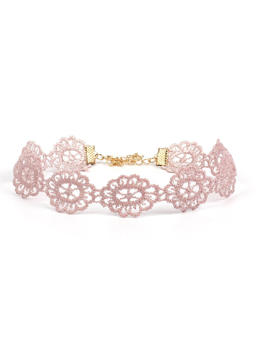 Cute Pink Rope Chain Choker Collar Necklaces Bdsm Littles Ddlg
