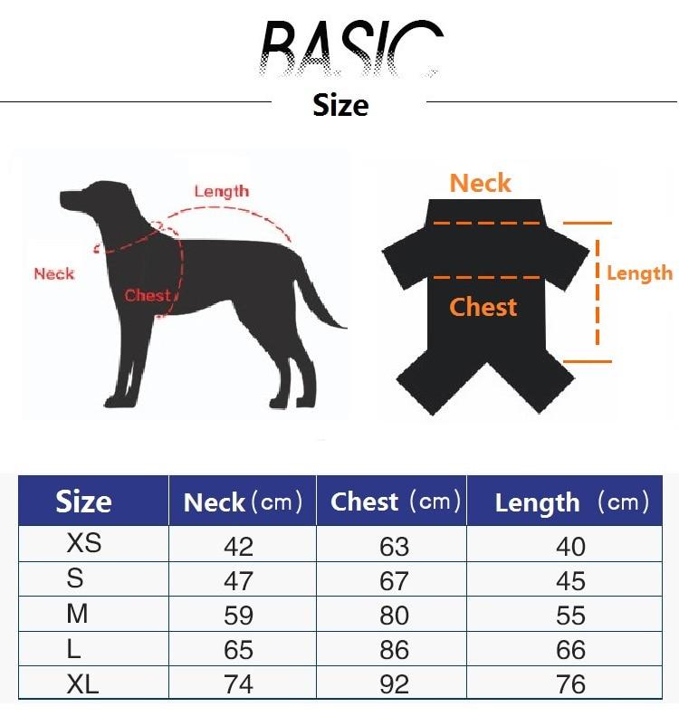 Warm Fleece Large Pet Dog Jacket With Reflective Strip
