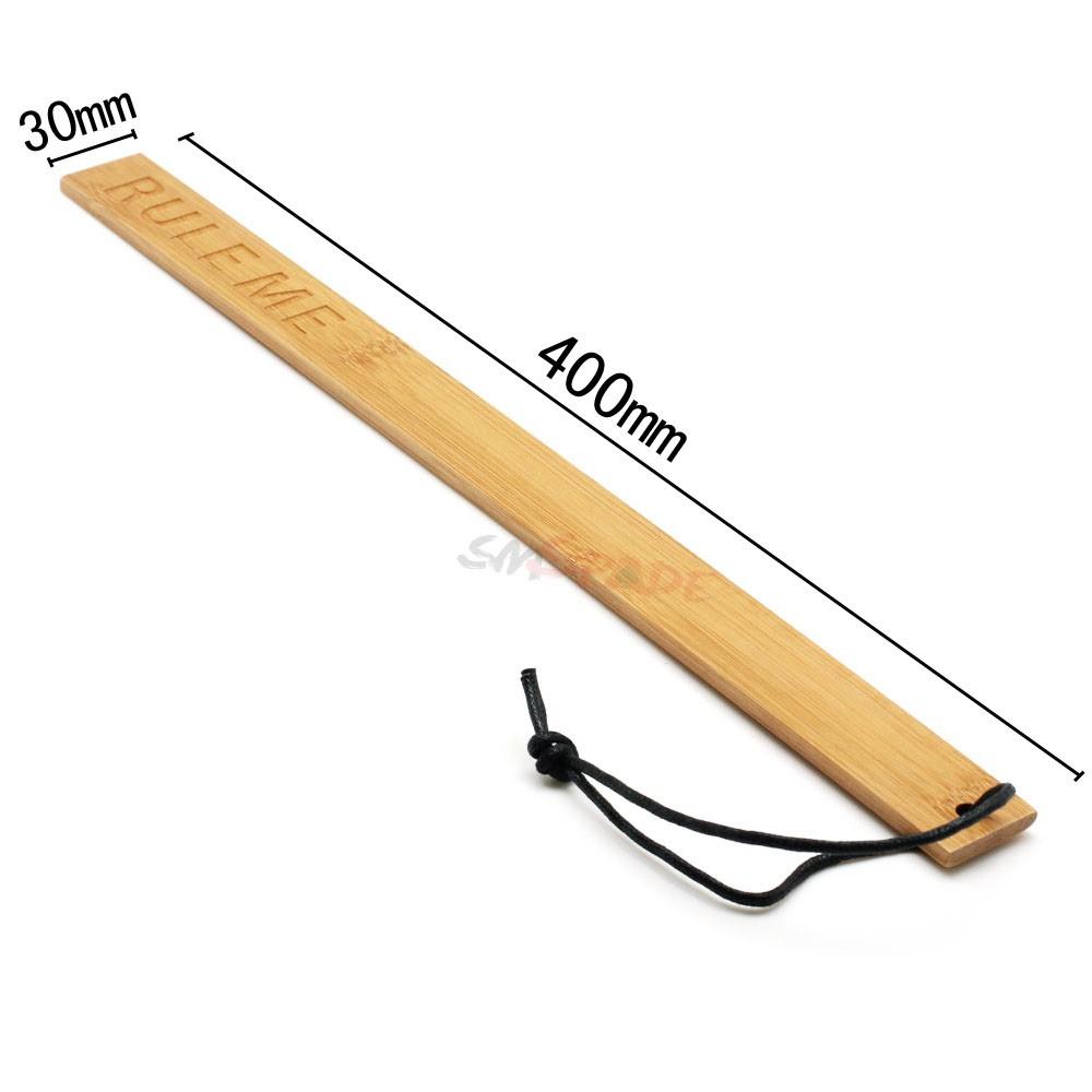 Bdsm Spanking Ruler 40Cm Long Bamboo Paddle Impact Play Toy