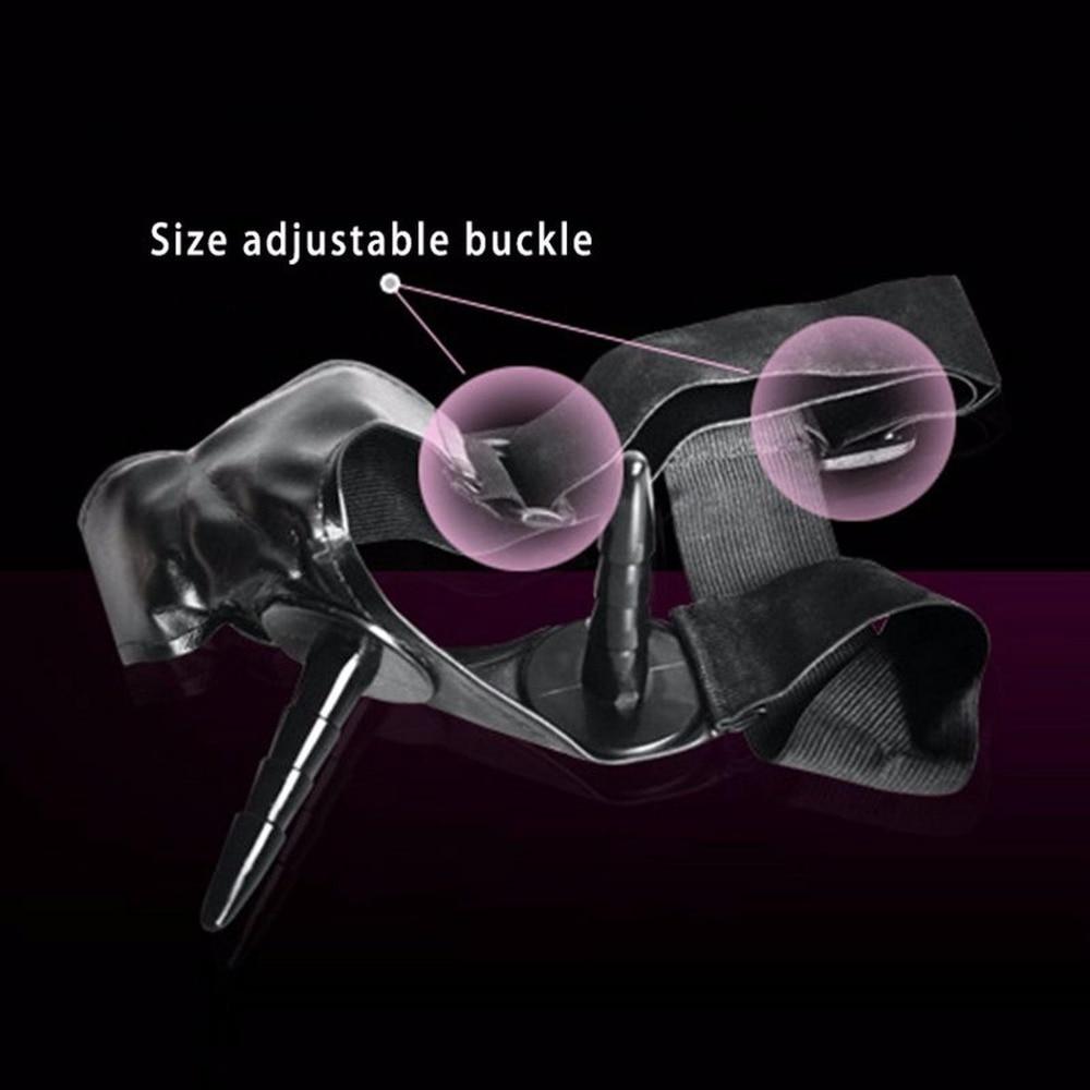 Realistic Strapon Kit Vibrator On Harness Double Dildo