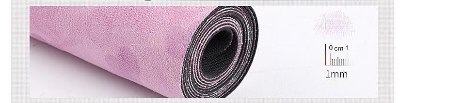 Suede Yoga Mat Non Slip Gym Fitness Exercise Pilates