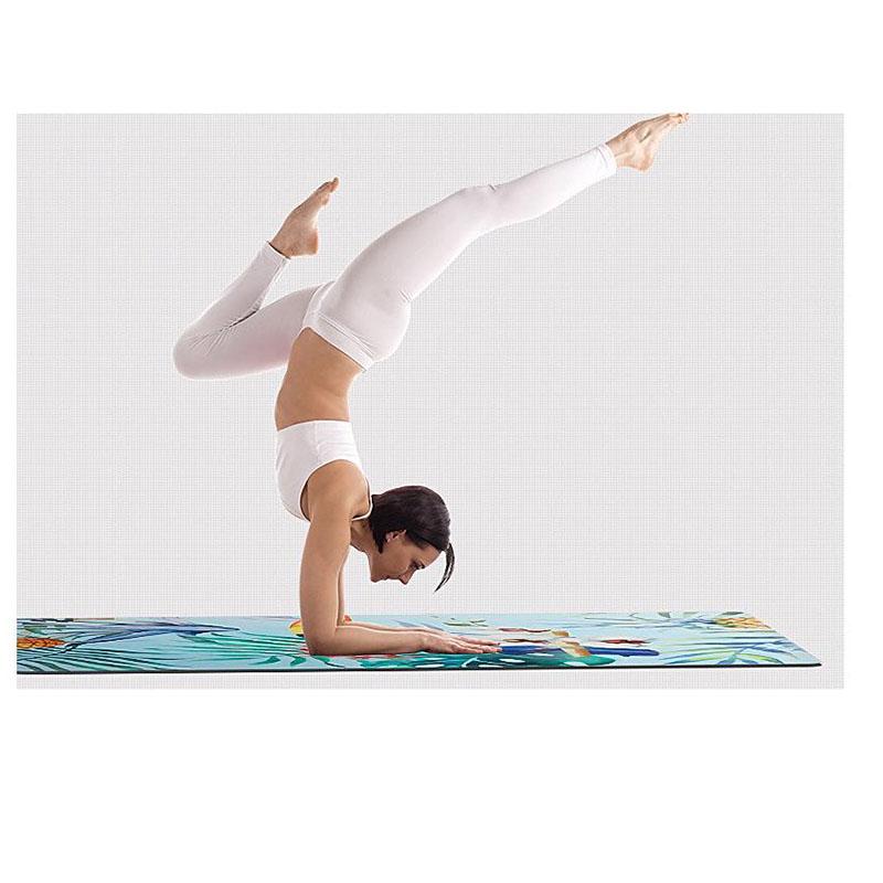 Starry Night Suede Yoga Mat Non Slip Pilates Gym Fitness Exercise