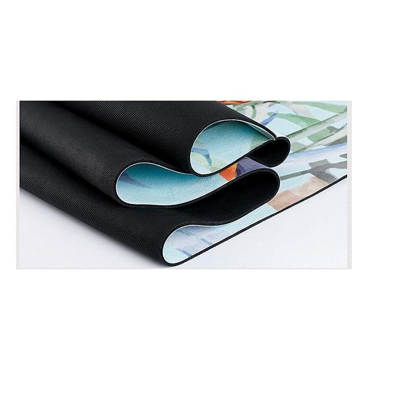 Starry Night Suede Yoga Mat Non Slip Pilates Gym Fitness Exercise
