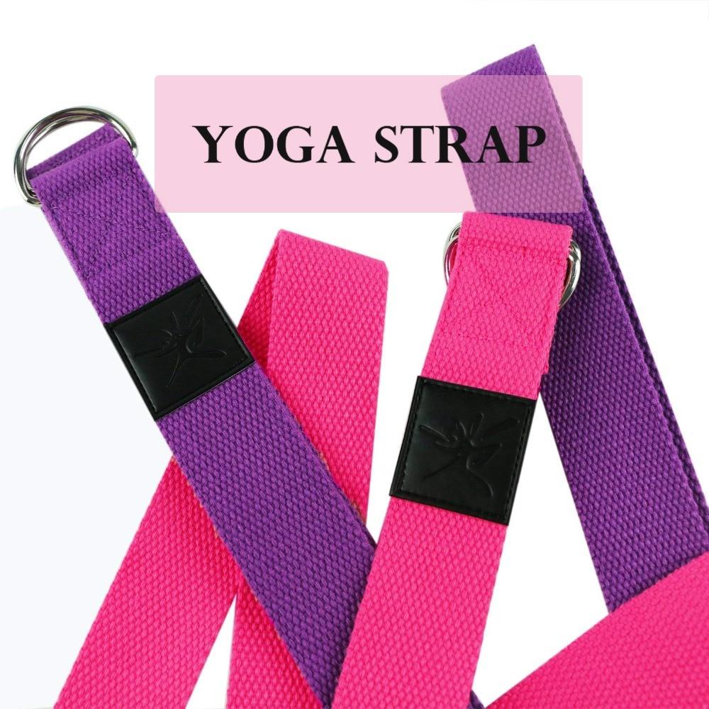2Pcs Foam Yoga Block Plus Strap Exercise Fitness Workout