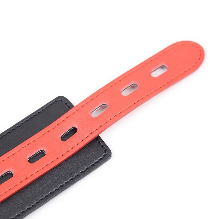 Sexy Leather Bondage Collar Lead Chain Dog Roleplay Puppy Pet Play B-D-S-M