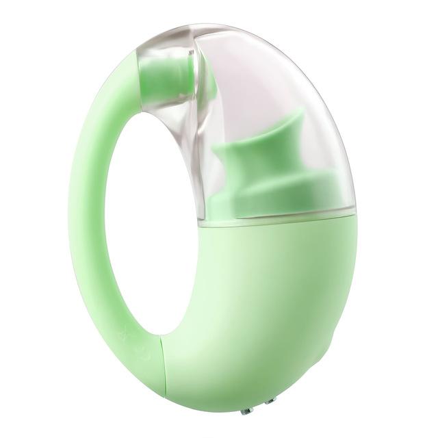 Clitoral Suction Vibrator Silicone Nipple Sucking Massager Pink Green