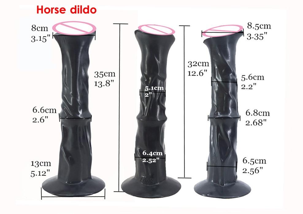 Dildo Dong Big 3 Types Huge Fantasy Monster Black Horse C20