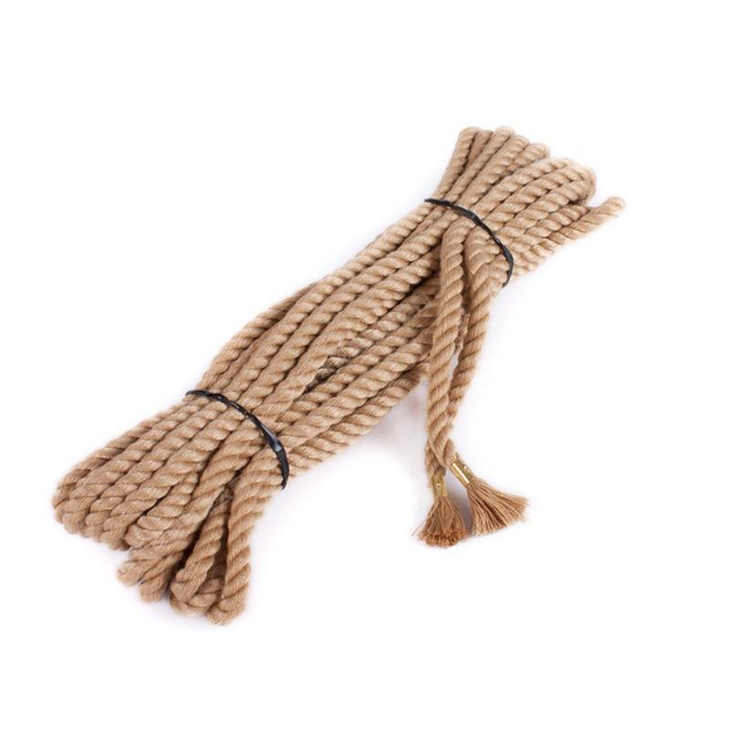 3 / 8 10M Soft Hemp Cotton Rope Bdsm Bondage Submissive Restraints