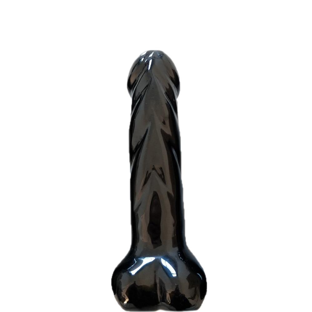 Natural Black Obsidian Massage Wand Dildo Sex Toys Women