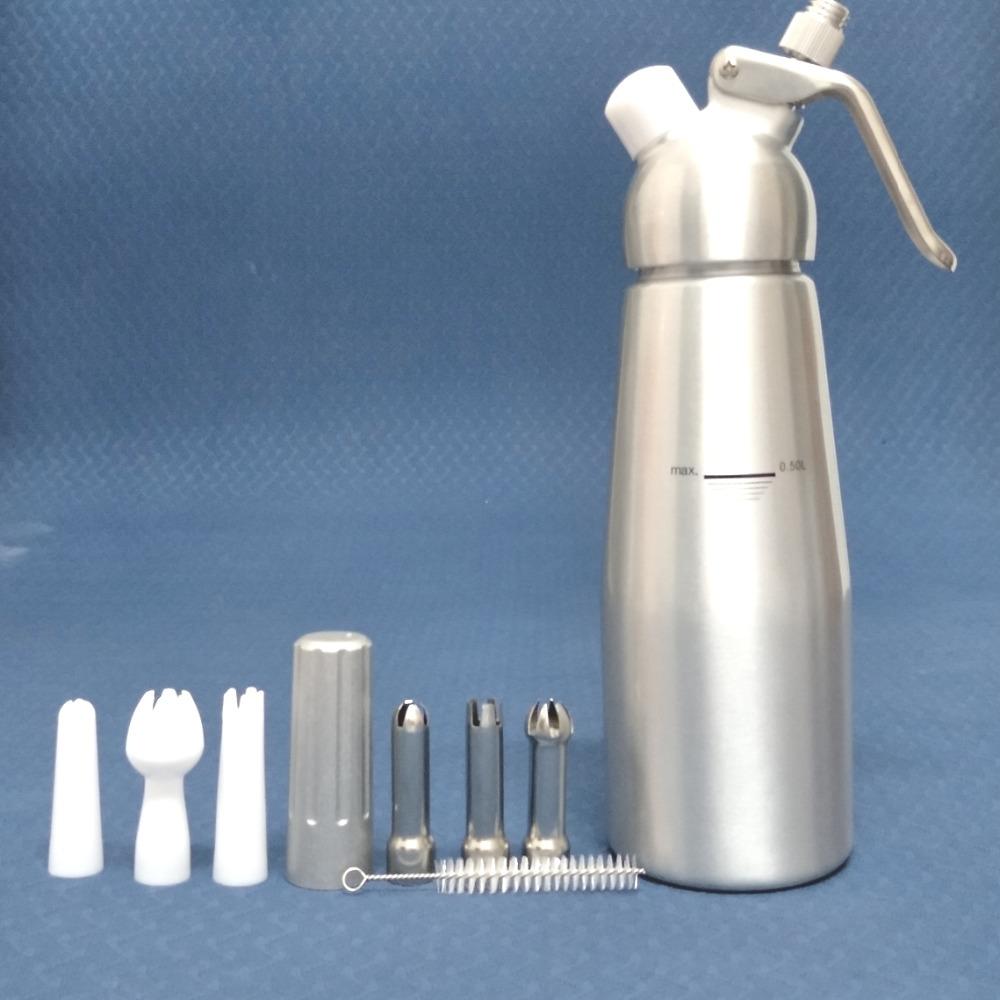 Aluminum Whipped Cream Dispenser Decorating