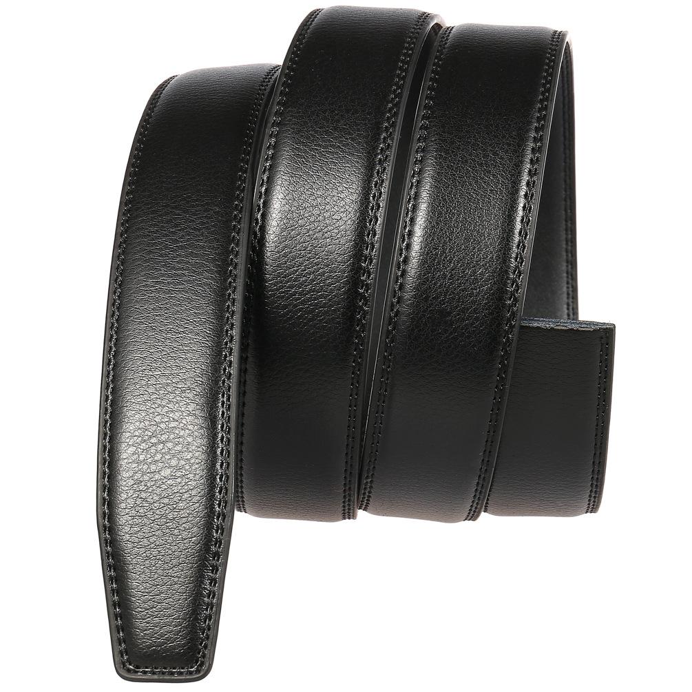 Black Red Real Leather Spanking Strap No Buckle Belt Bdsm Impact Fetish