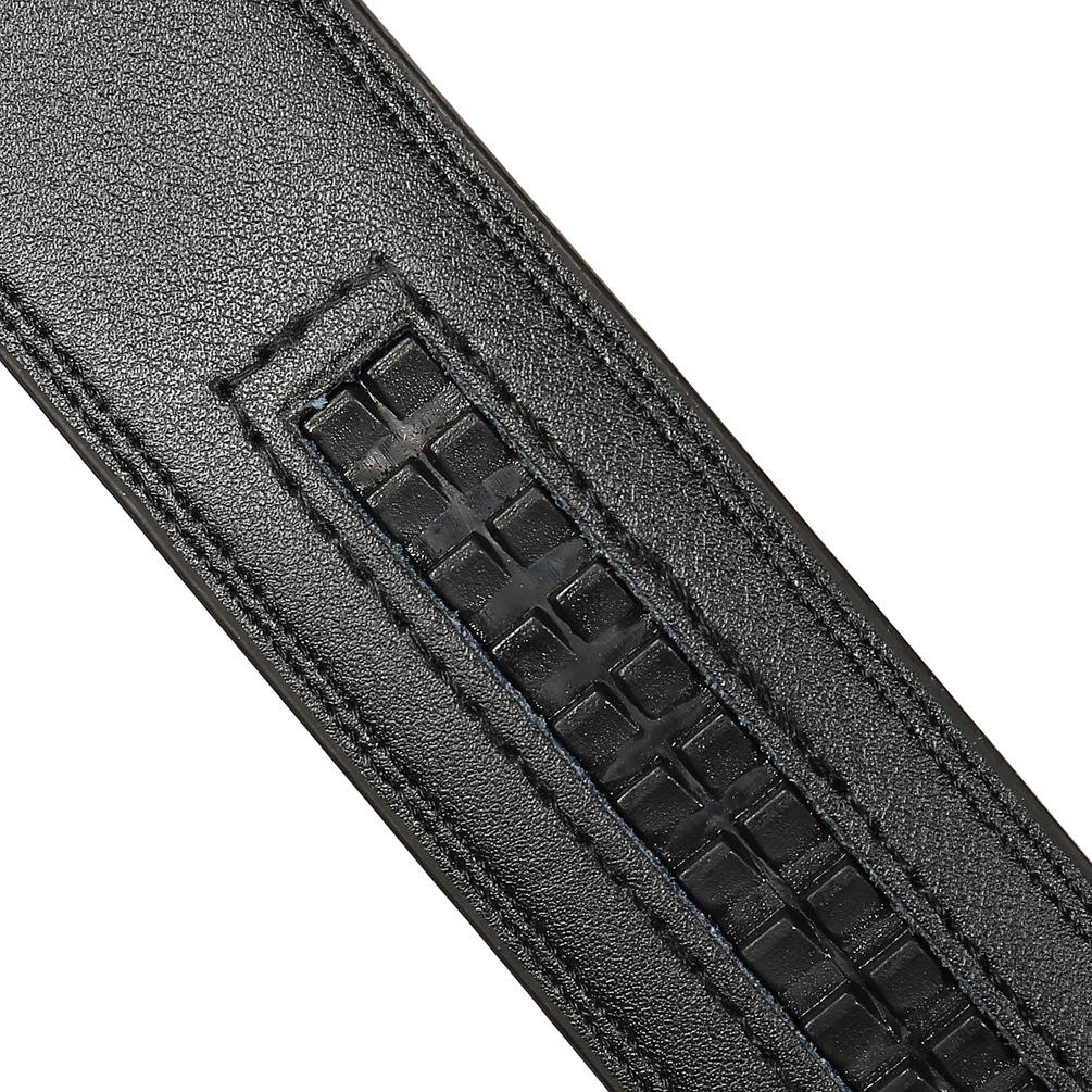 Black Red Real Leather Spanking Strap No Buckle Belt Bdsm Impact Fetish