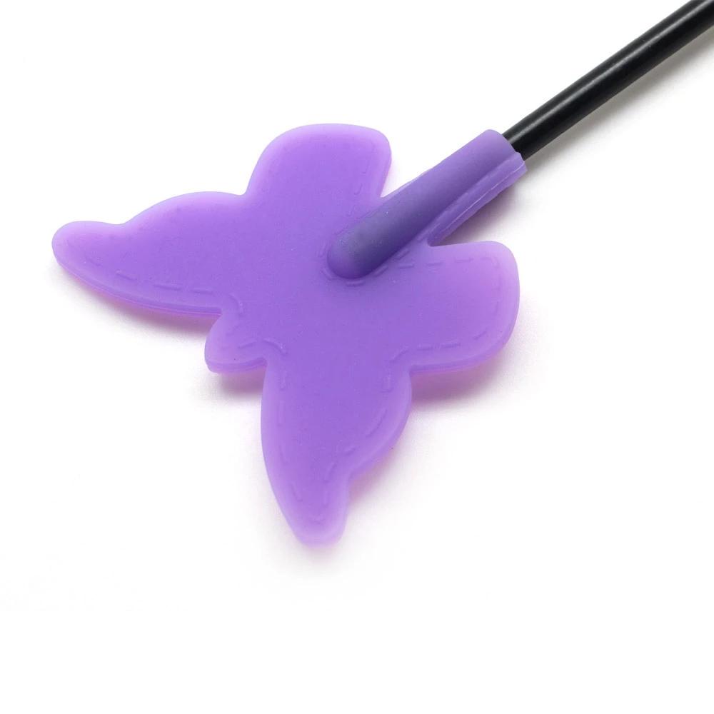 Butterfly Silicone Crop Spanking Paddle Sex Whip Bdsm Impact Play Fetish