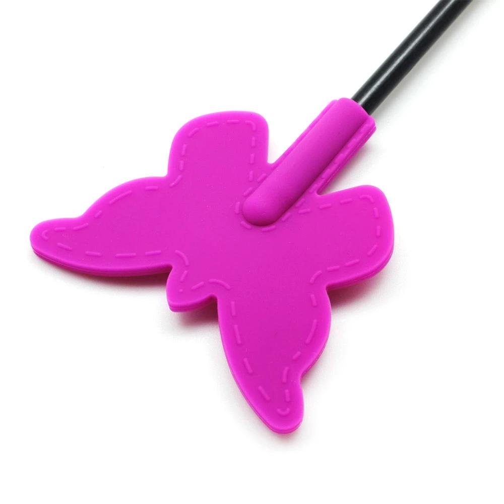 Butterfly Silicone Crop Spanking Paddle Sex Whip Bdsm Impact Play Fetish