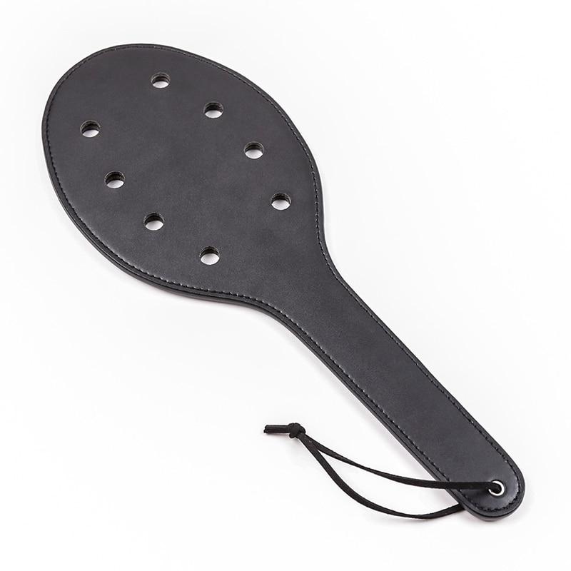Black Or Red Spanking Paddle Holes Impact Play Fetish Sex Whip Bdsm Kink