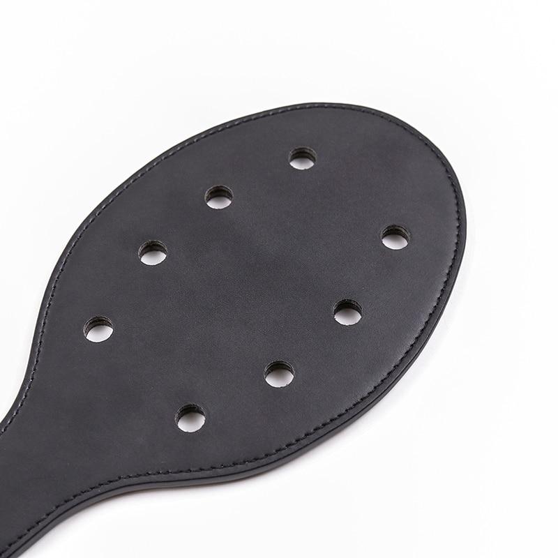 Black Or Red Spanking Paddle Holes Impact Play Fetish Sex Whip Bdsm Kink