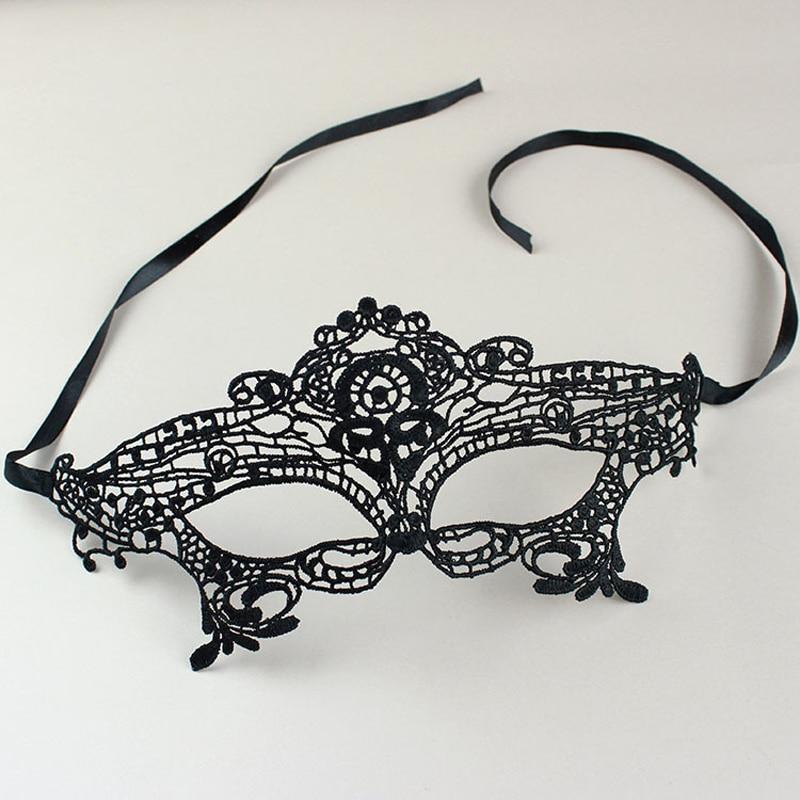 Black Lace Sexy Erotic Eye Mask Cosplay Bondage Kink Bdsm Fetish Restraints
