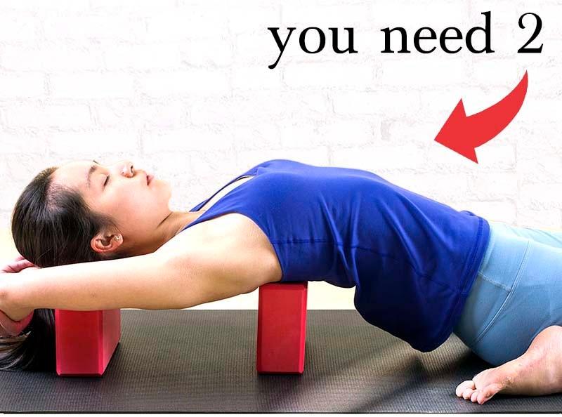 2 / Pcs Eva Yoga Block With Pilates Flexibility Stretching Strap Fitness