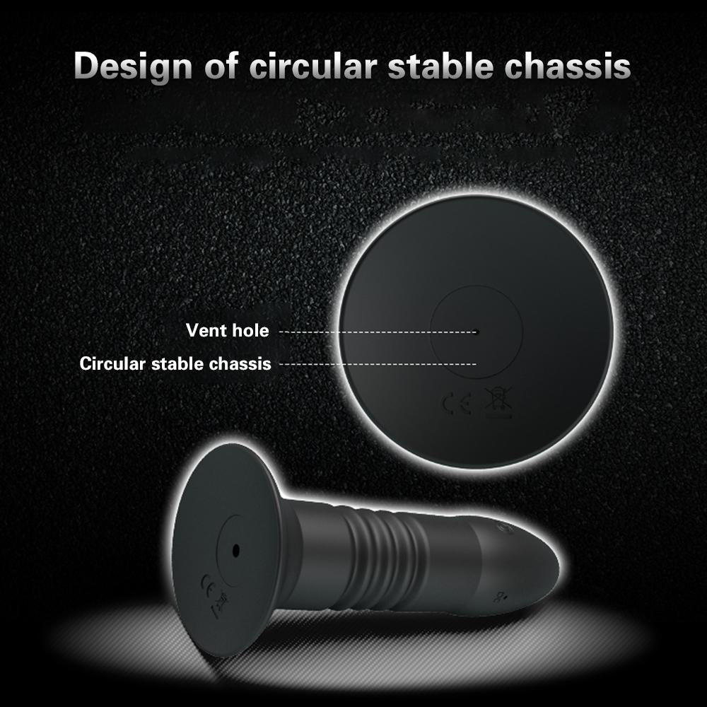 Telescopic Thrusting Anal Vibrator Bdsm Wireless Butt Plug