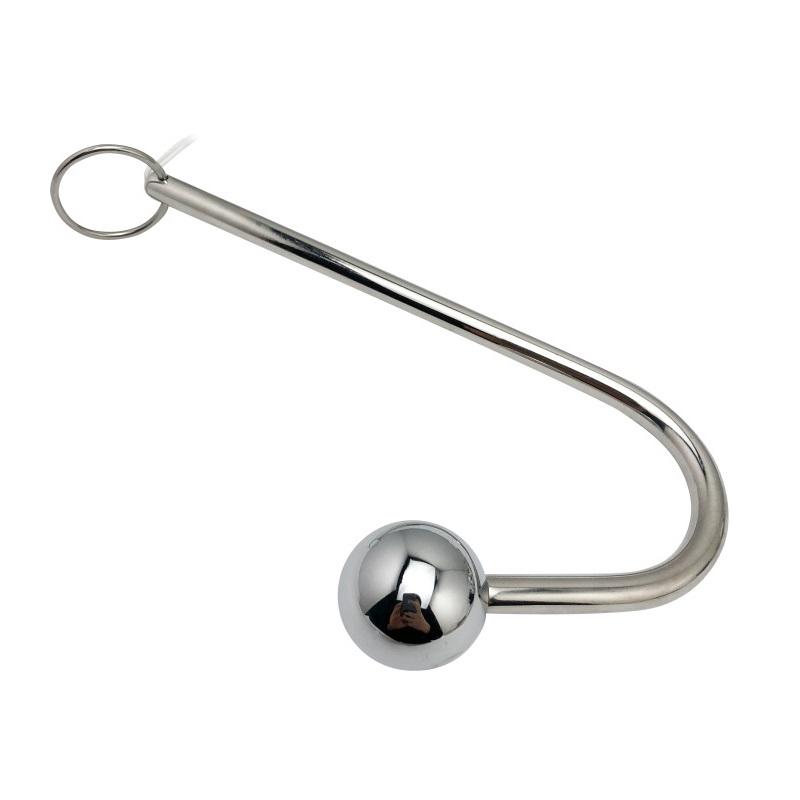 3 Sizes Electro Hook Electric Stimulation Toy Metal Anal Beads Bdsm