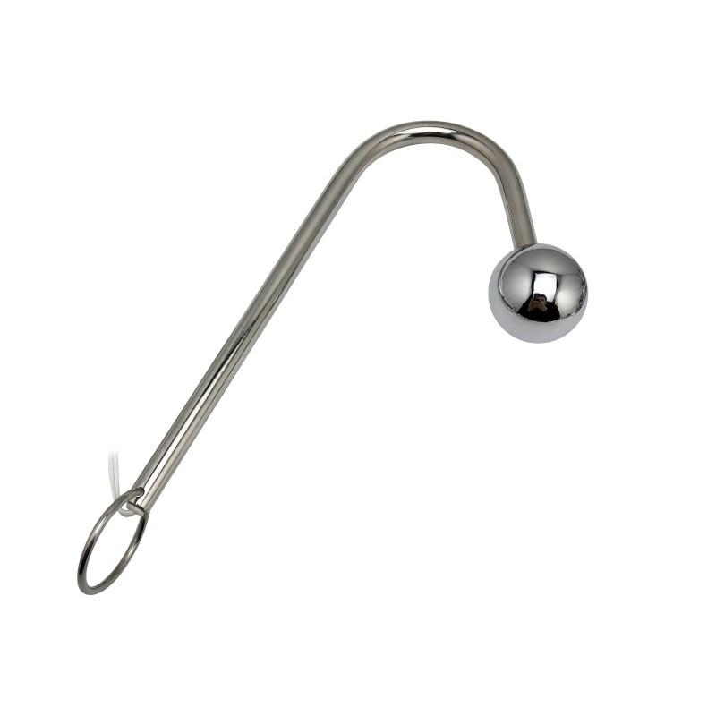 3 Sizes Electro Hook Electric Stimulation Toy Metal Anal Beads Bdsm