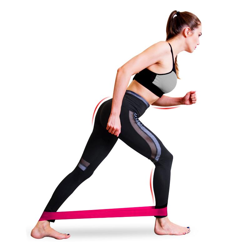 5Pcs Gradient Resistance Bands Home Fitness Exercise Workout Equipment