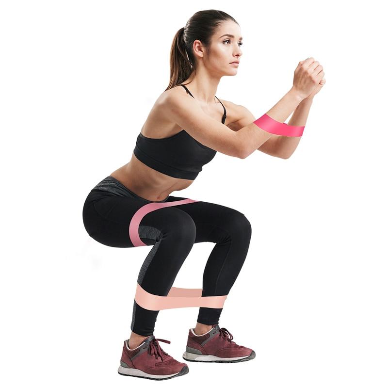 5Pcs Gradient Resistance Bands Home Fitness Exercise Workout Equipment