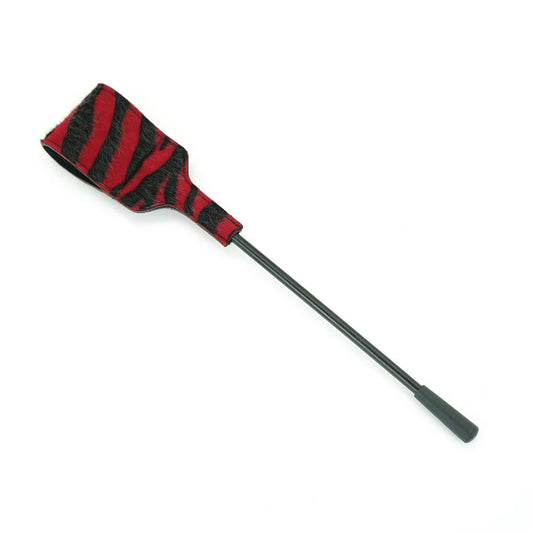 Bdsm Spanking Crop Black Red Impact Play Toy