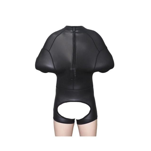 Black Sponge Bondage Set Bdsm Full Body Restraints Sensory Deprivation Hood