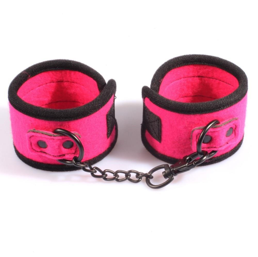 Soft Fabric Wrist Bdsm Sex Toys Handcuffs For Beginners