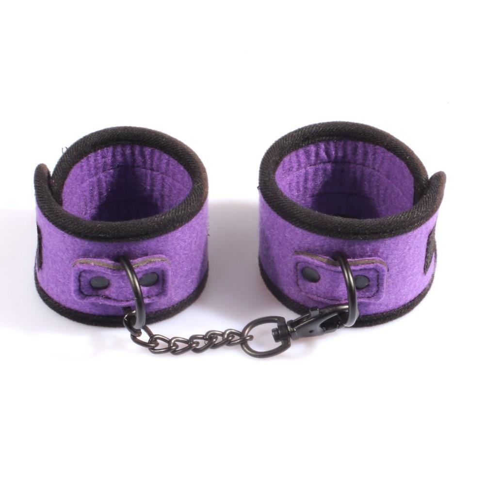 Soft Fabric Wrist Bdsm Sex Toys Handcuffs For Beginners