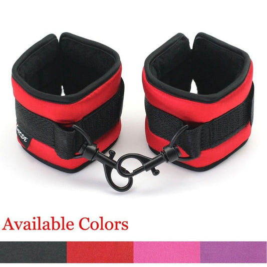 Satin Ankle Cuffs Bedroom Sex Restraints Bondage Bdsm Toys Kink