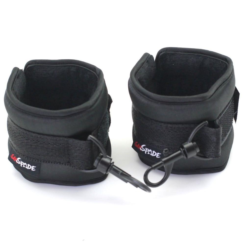 Satin Ankle Cuffs Bedroom Sex Restraints Bondage Bdsm Toys Kink