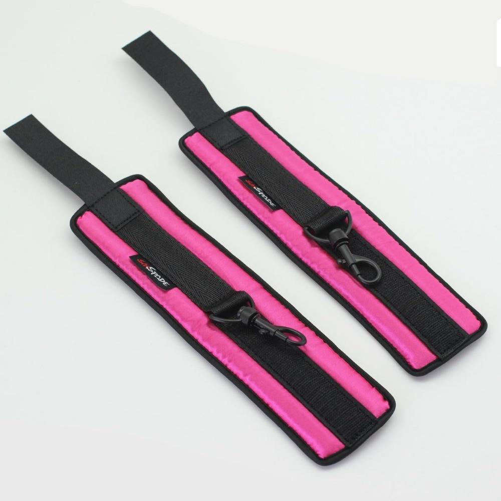Satin Ankle Cuffs Bedroom Sex Restraints Bondage Bdsm Toys Kink