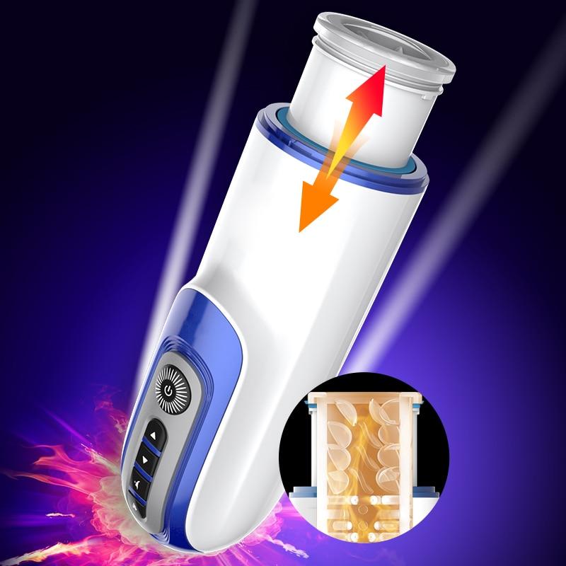 Oral Sex Machine Automatic Pussy Cup Sucking Heating Male Masturbator