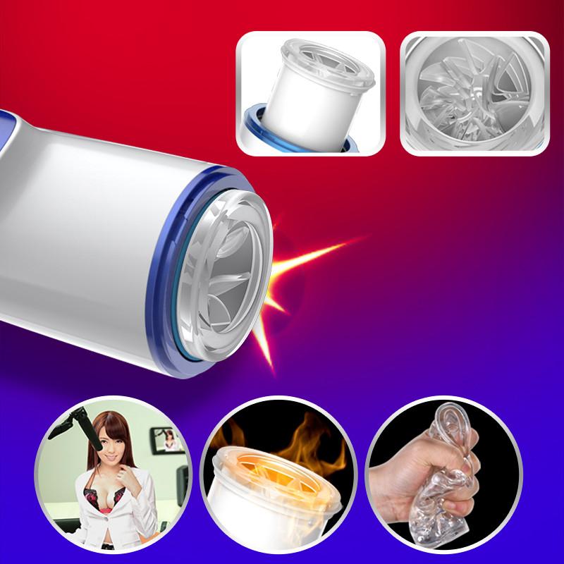Oral Sex Machine Automatic Pussy Cup Sucking Heating Male Masturbator