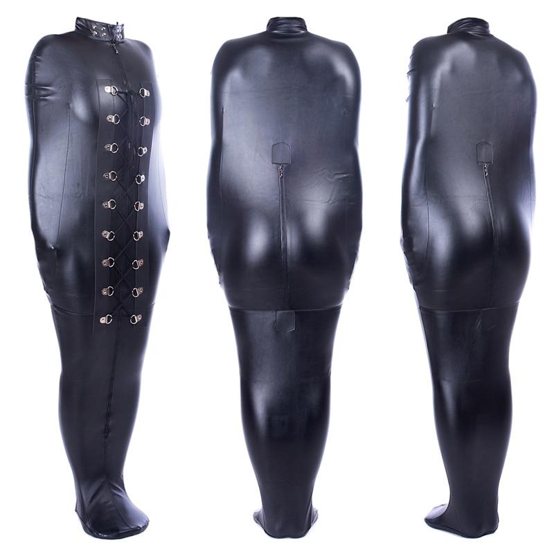 Black Mummification Bdsm Restraints Sleeping Body Bag Sack Straitjacket