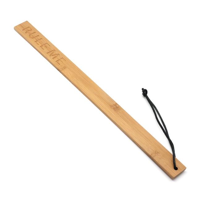 Bdsm Spanking Ruler 40Cm Long Bamboo Paddle Impact Play Toy