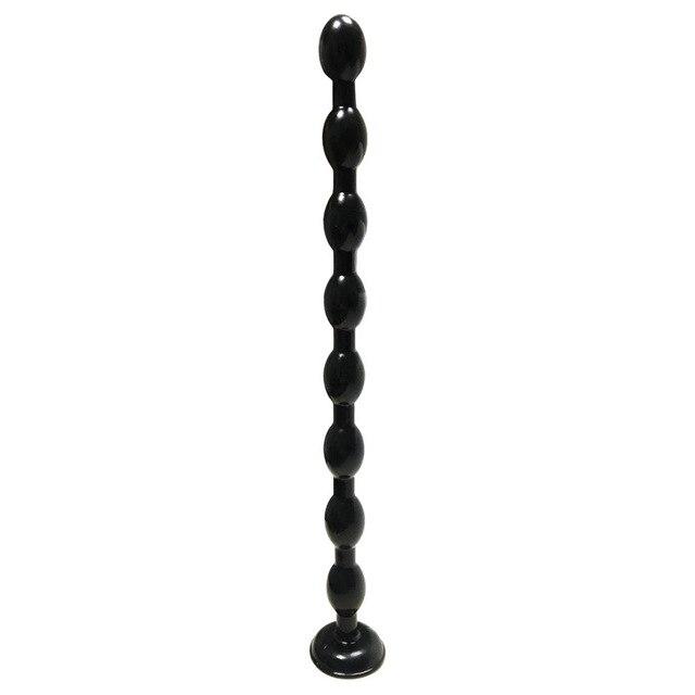 19.69 Inch Super Long Beads Anal Masturbator With Suction Cup