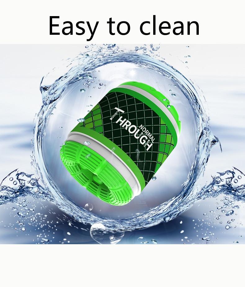 Purple Green Blue Silicone Masturbator Penis Stroker Sleeve Masturbation