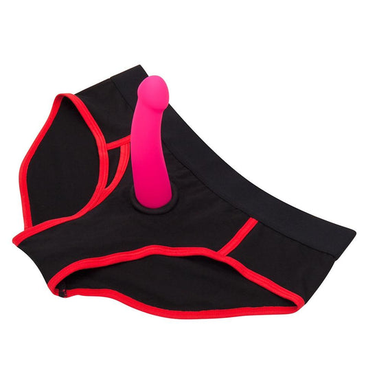 Wearable Panties Dildo Strap On Harness Realistic Penis Vibrator